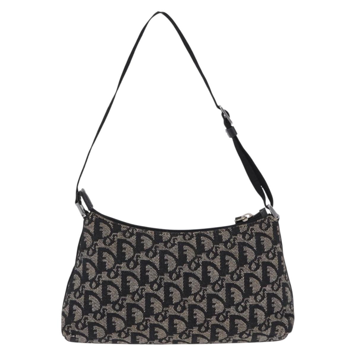 Trotter Canvas Accessory Pouch Black Silver