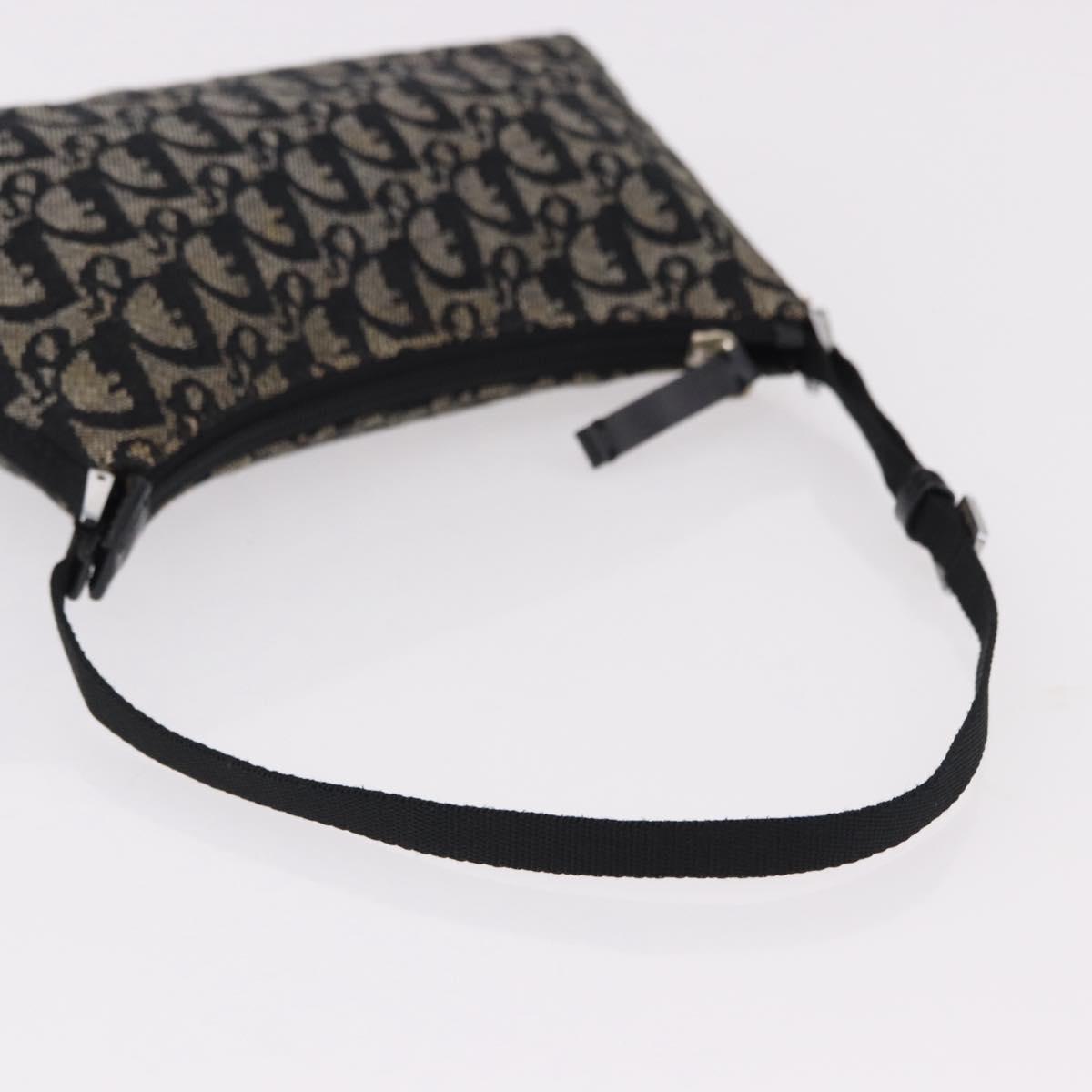 Trotter Canvas Accessory Pouch Black Silver