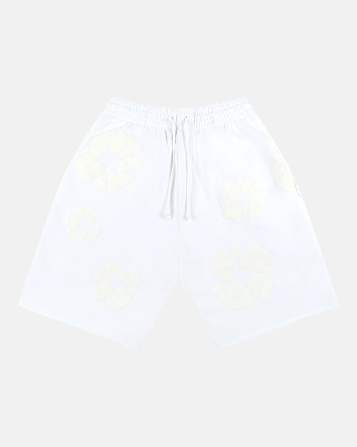 The Cotton Wreath White Shorts