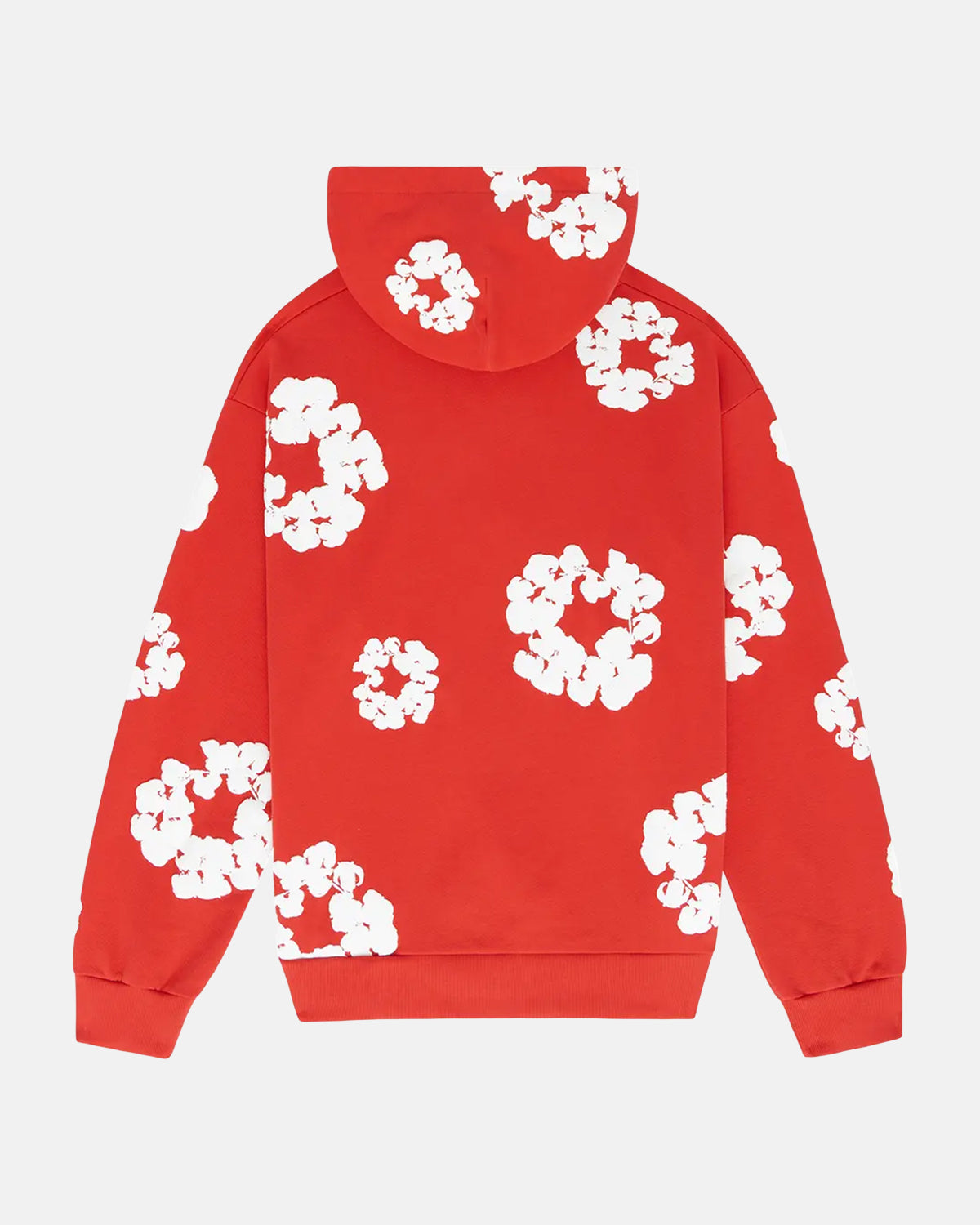 The Cotton Wreath Hoodie Red