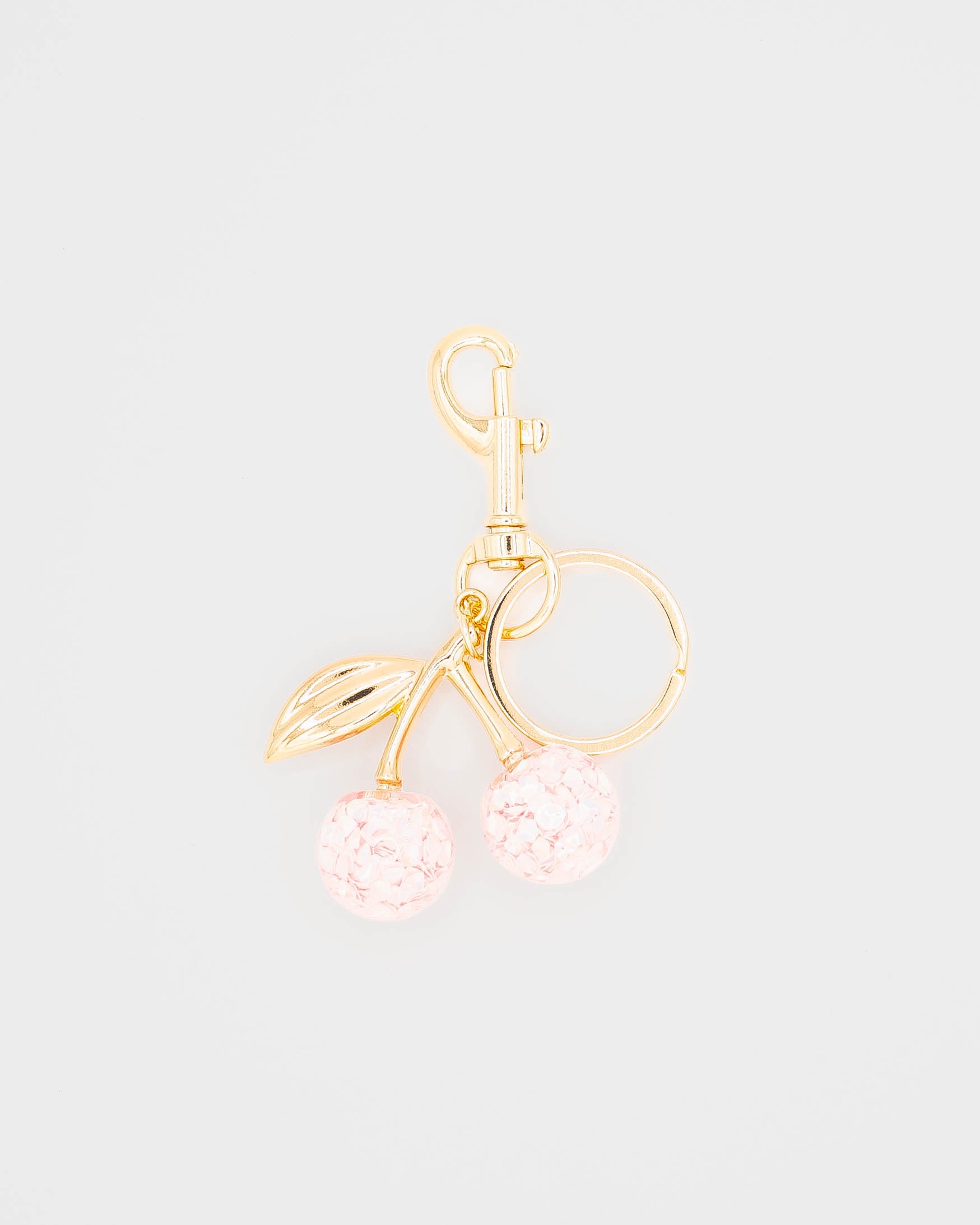 Glass Cherry Bag Charm