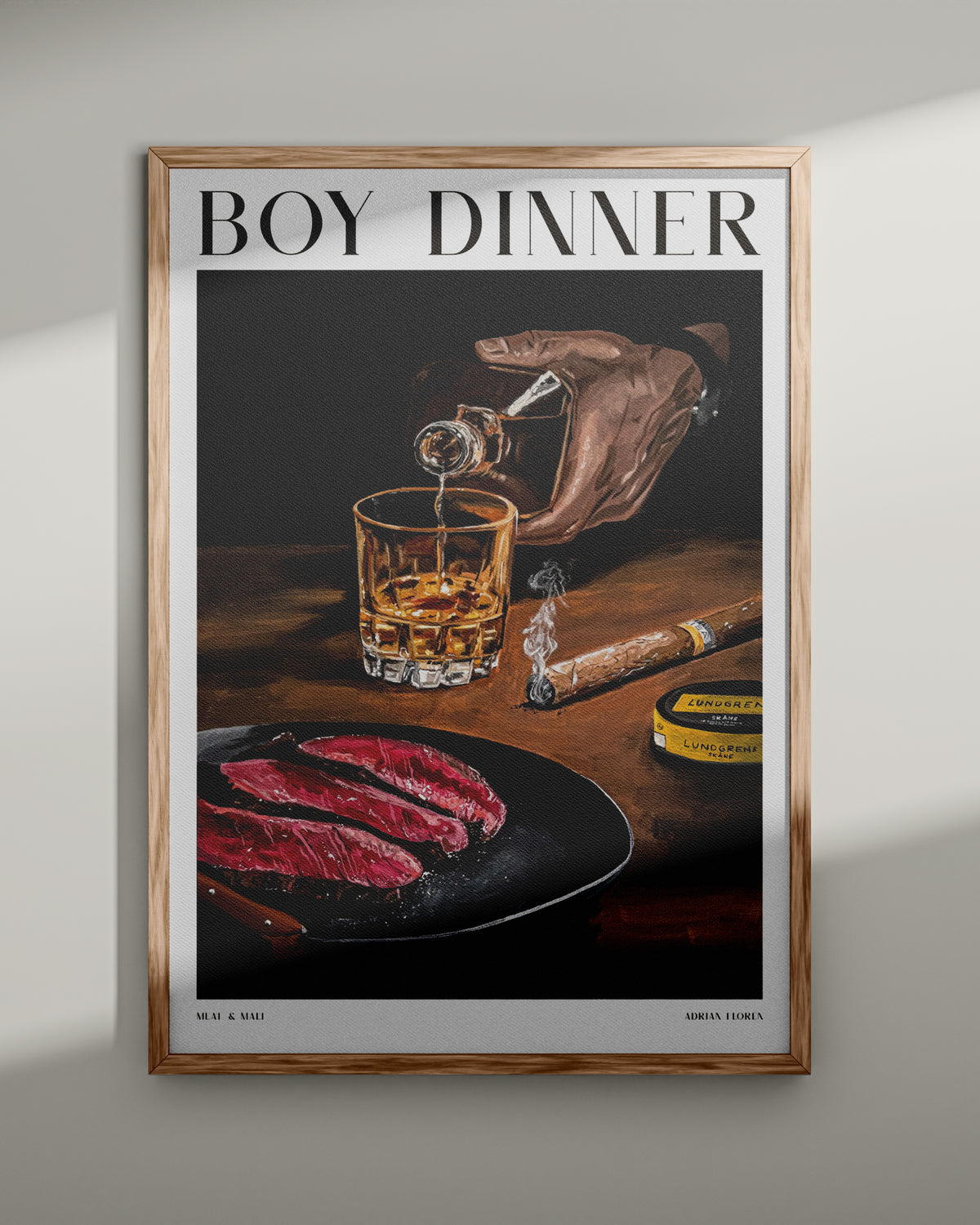 "Boy Dinner" Poster