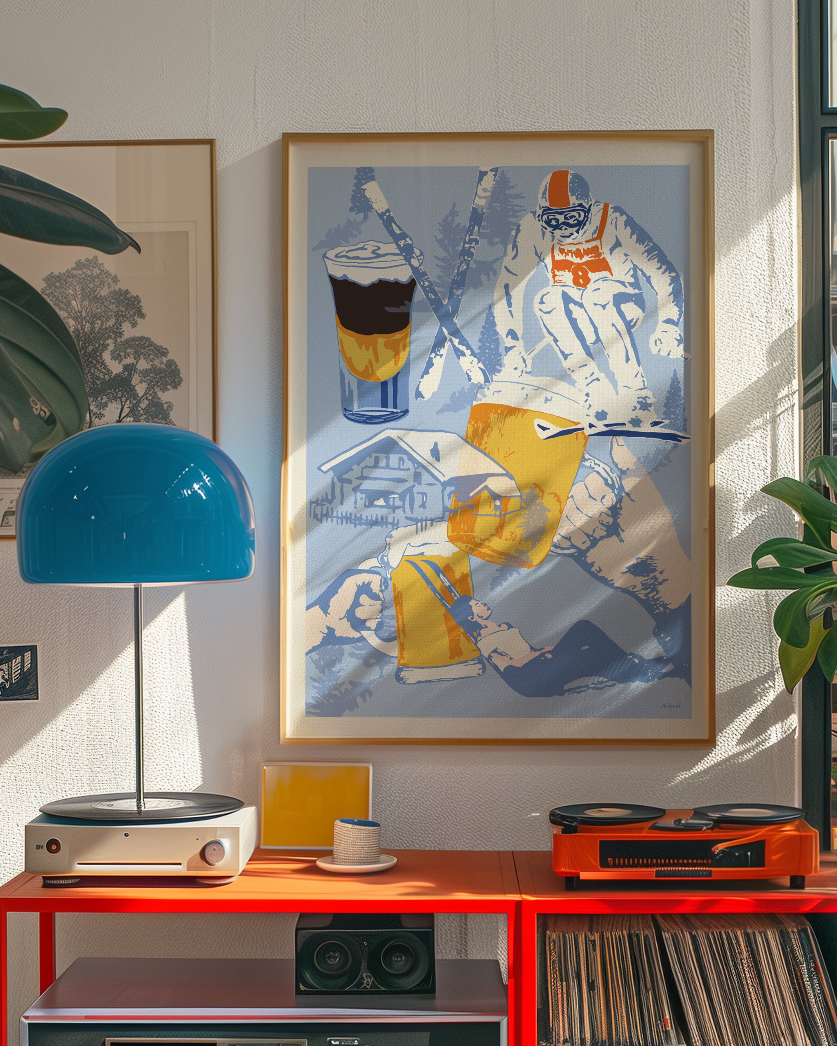 Ski Collage Poster