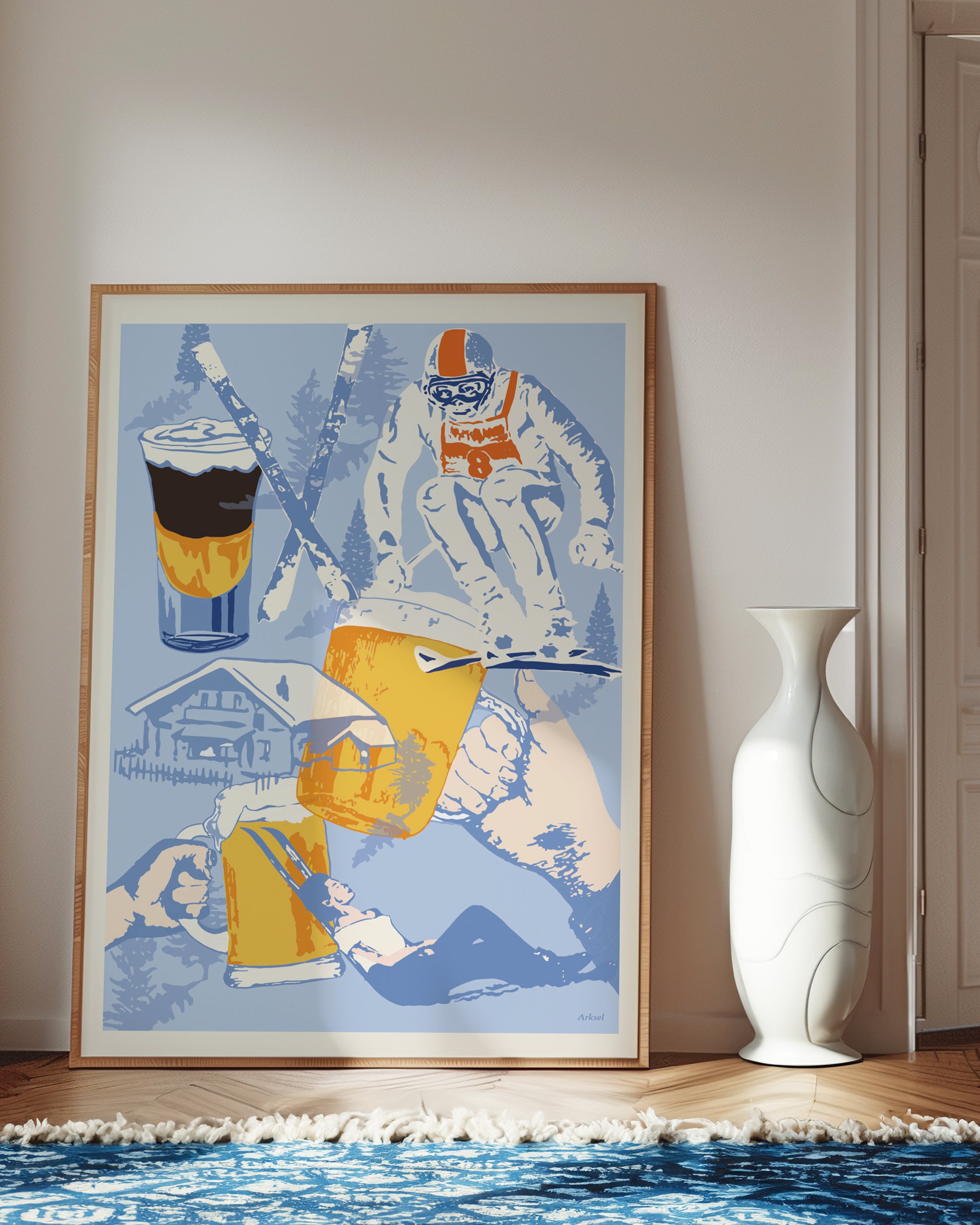 Ski Collage Poster