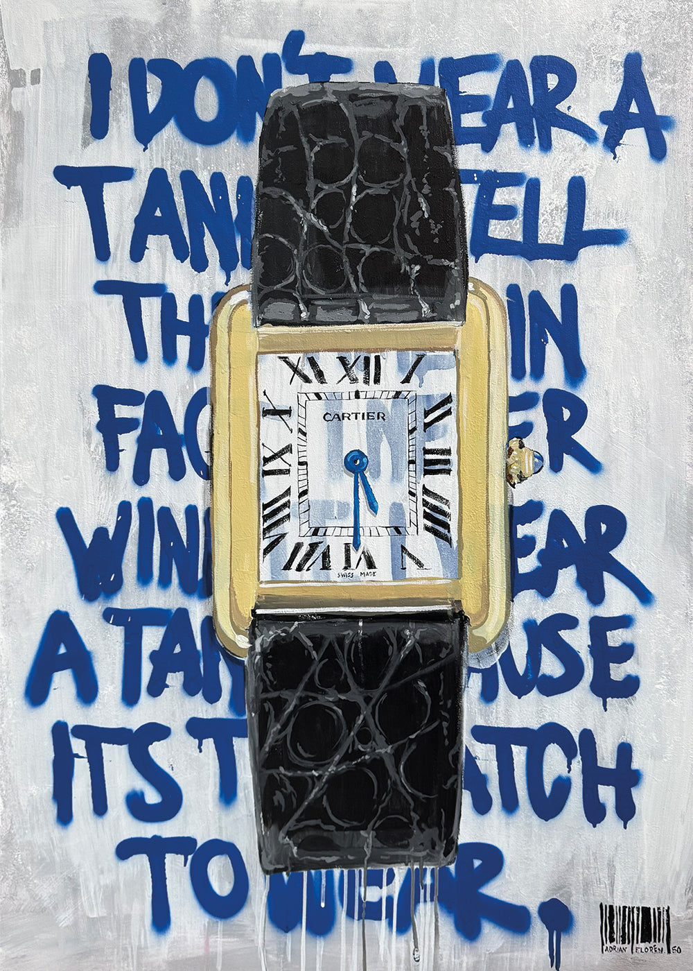 "Warhol's Tank" Poster